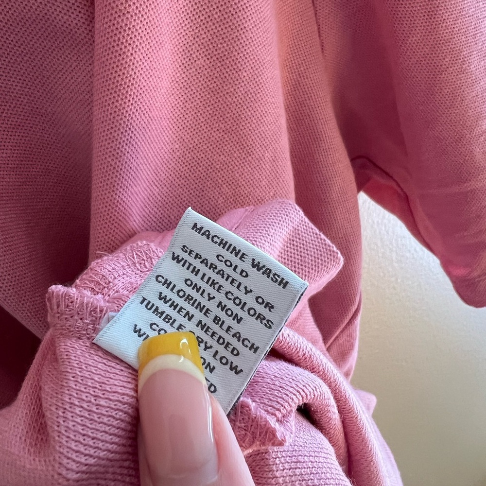 ▫️HASTING & SMITH: Women’s 2XL, pink short sleeve polo w/buttons, NWOT▫️ - Picture 5 of 8